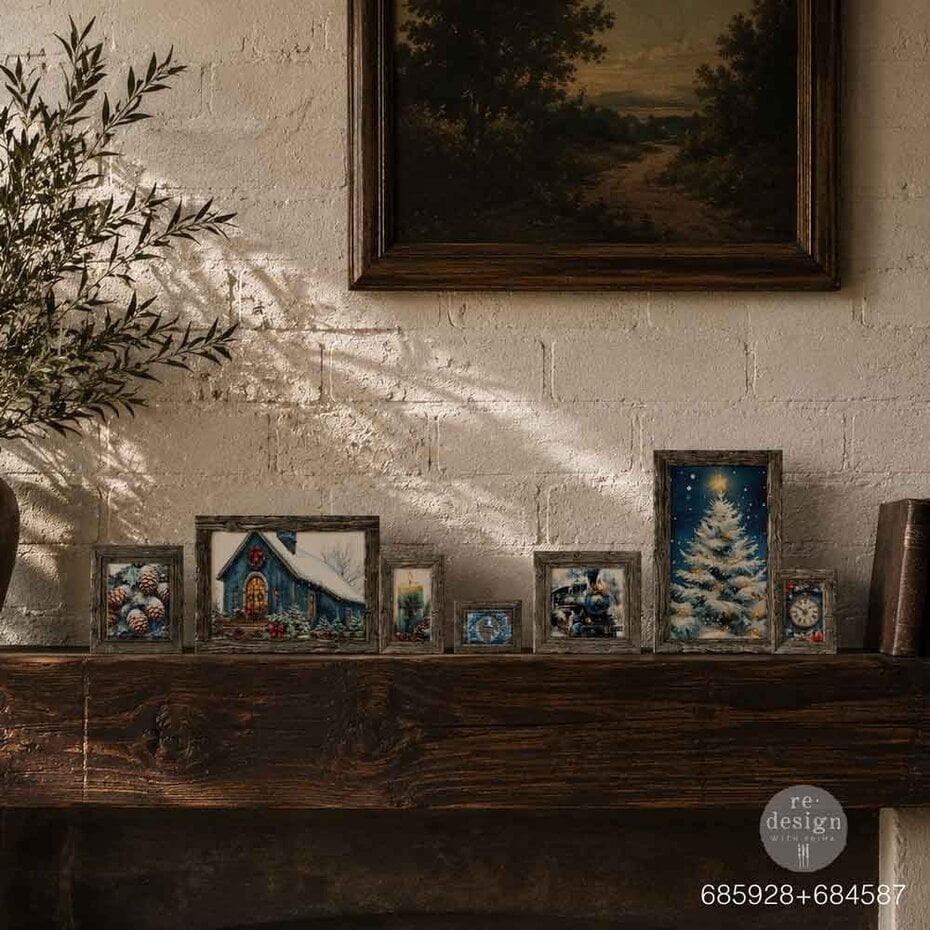 Prima - Re-design Moulds - Vintage Timber Christmas