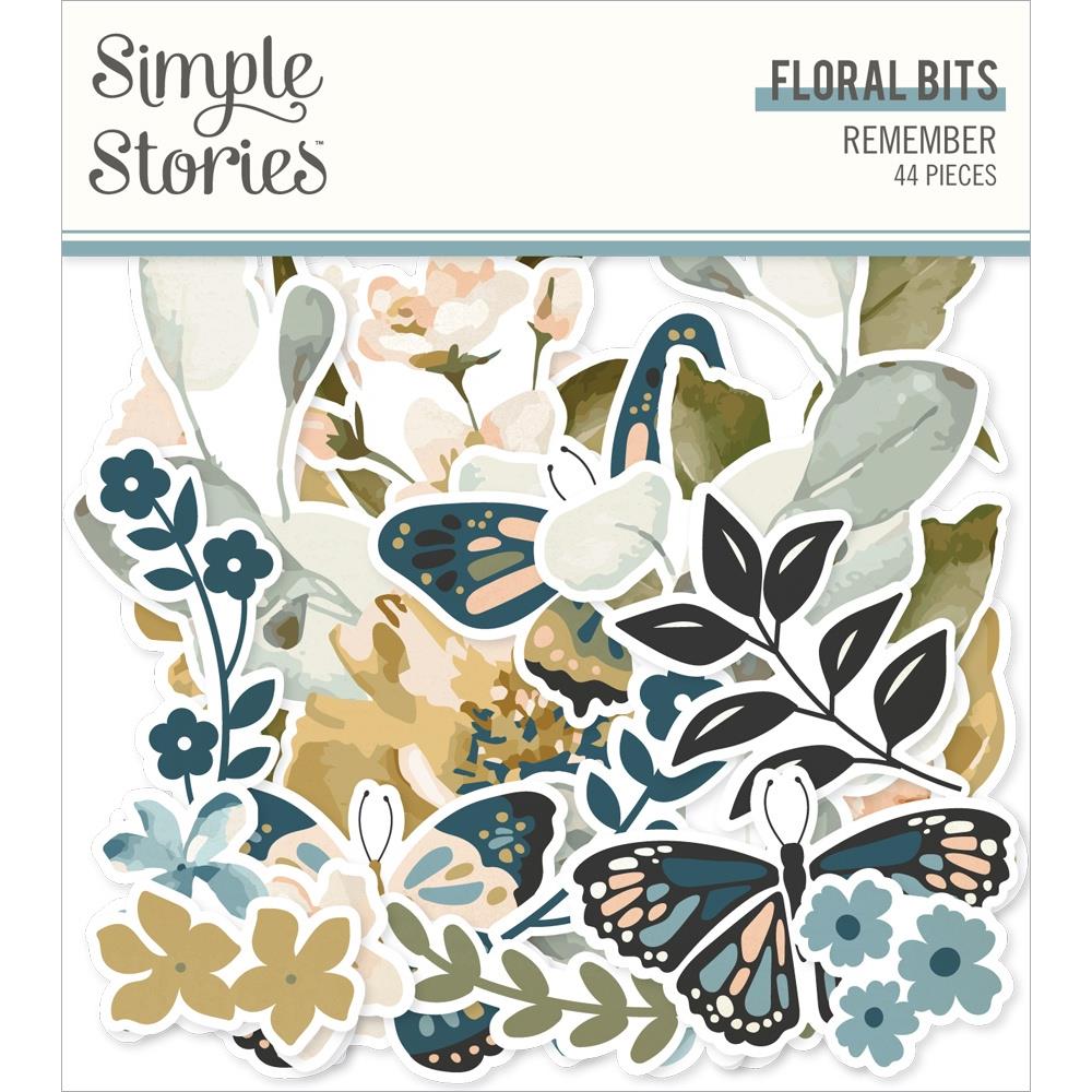 Simple Stories - Remember - Bits & Pieces Floral