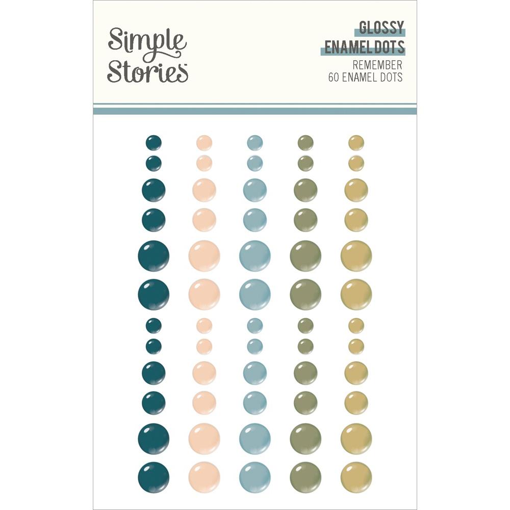 Simple Stories - Remember - Enamel Dots