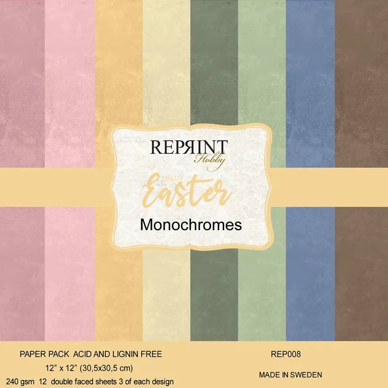 Reprint - Paperpack - Hello Easter - Monochromes