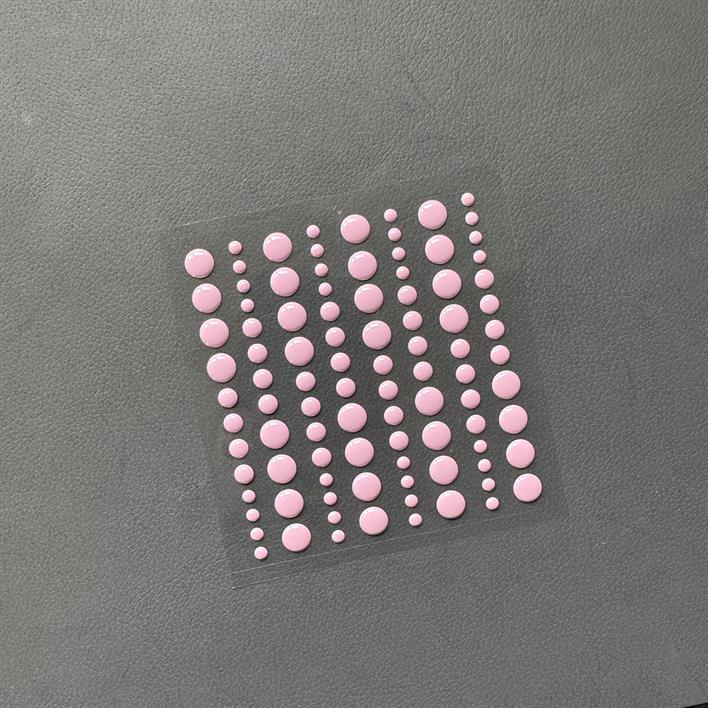 Simple and Basics - Enamel Dots - Light Pink