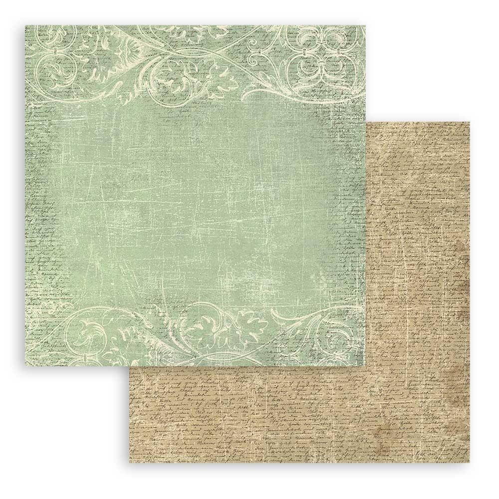 Stamperia - Brocante Antiques - Background selection  - Paper Pack - 12" x 12"