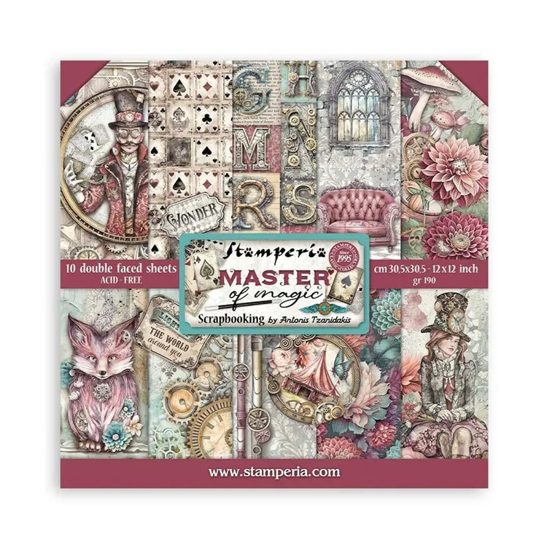 Stamperia  - Master of Magic - Paper Pad 12 x 12" (10ark)