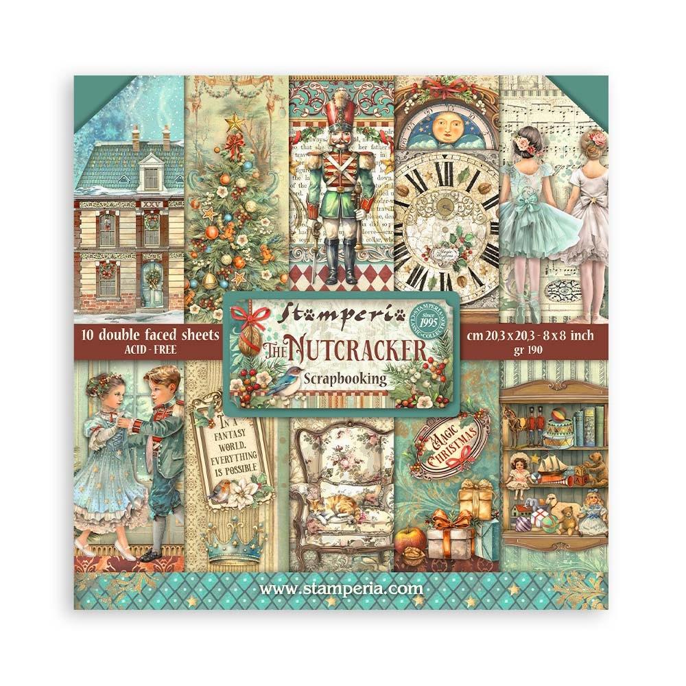 Stamperia  - The Nutcracker - Paper Pad    8 x 8" (10ark)