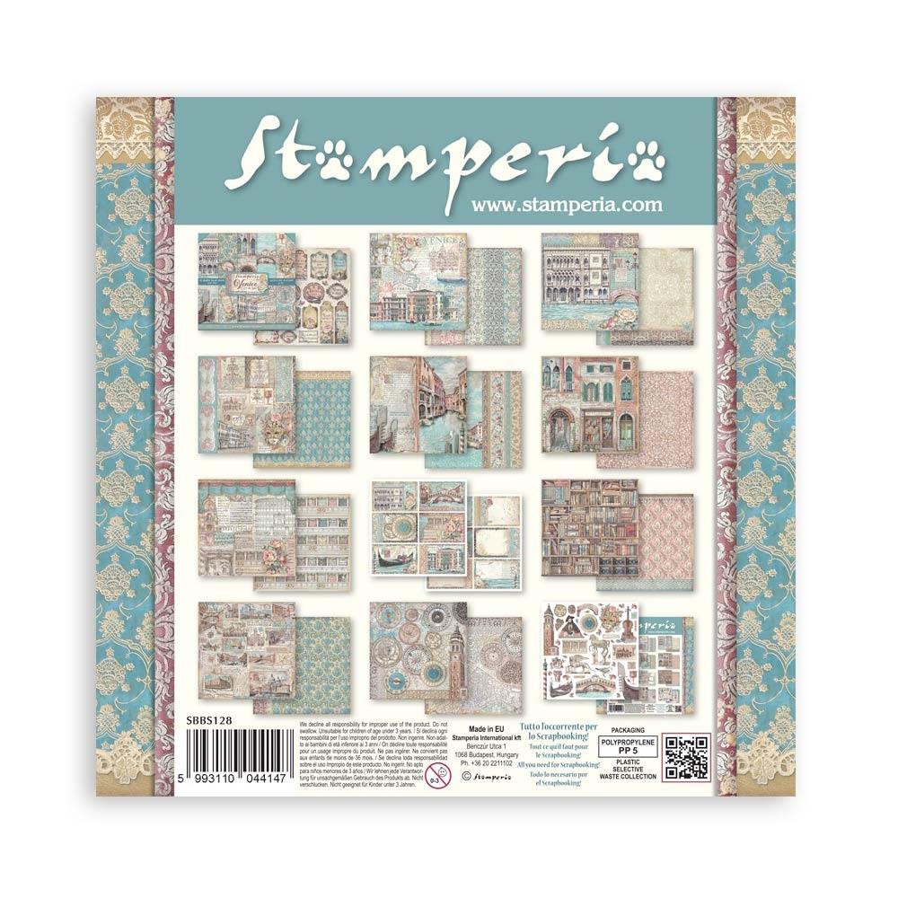 Stamperia - Venice City of Art - Paper Pad - 8 x 8" (10 sheets)