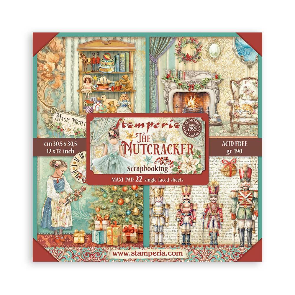 Stamperia  - The Nutcracker - Paper Pad  22 pk - 12 x 12"