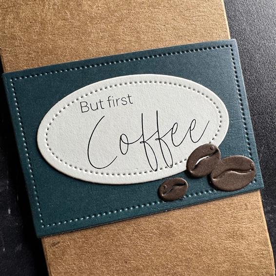 Simple and Basic - Clear Stamp - But first Coffee!