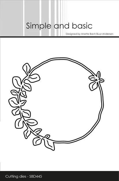 Simple and Basic - Dies - Eucalyptus fantasy wreath