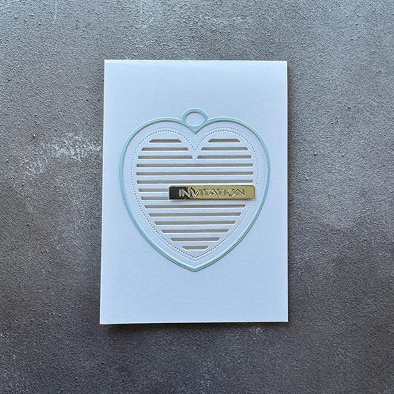 Simple and Basic - Dies - All lined up - Heart