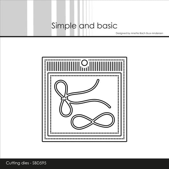 Simple and Basic - Dies - Square gift tag