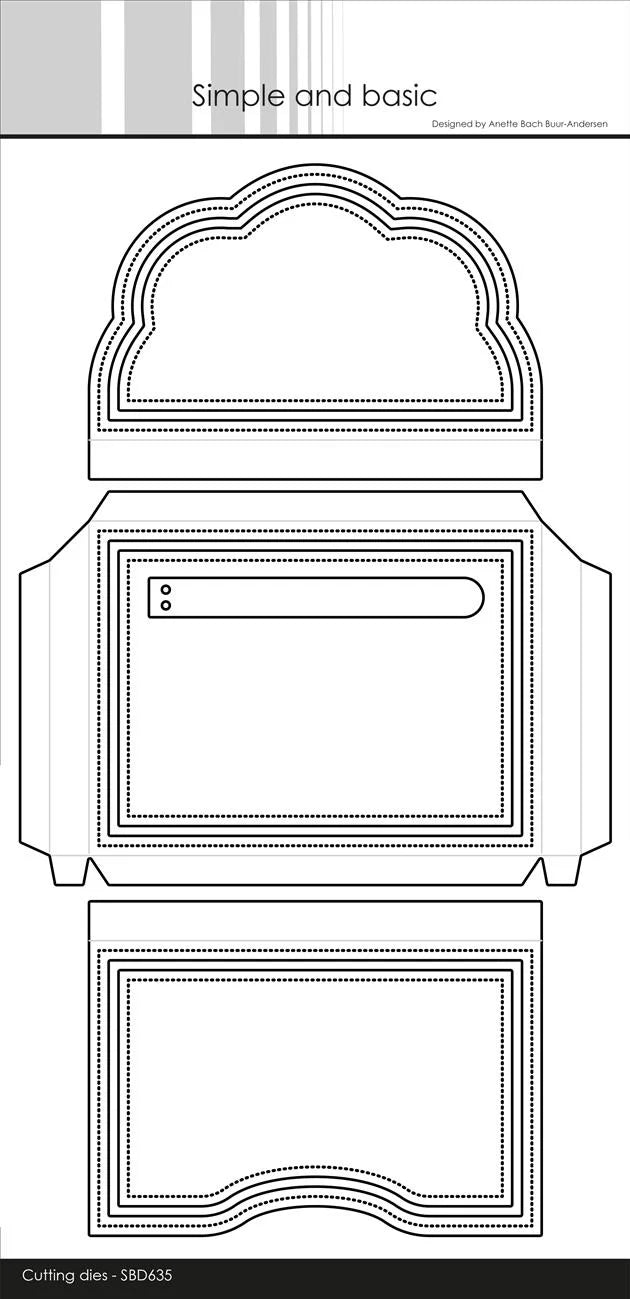 Simple and Basic - Dies - A7 Giftcard Envelope