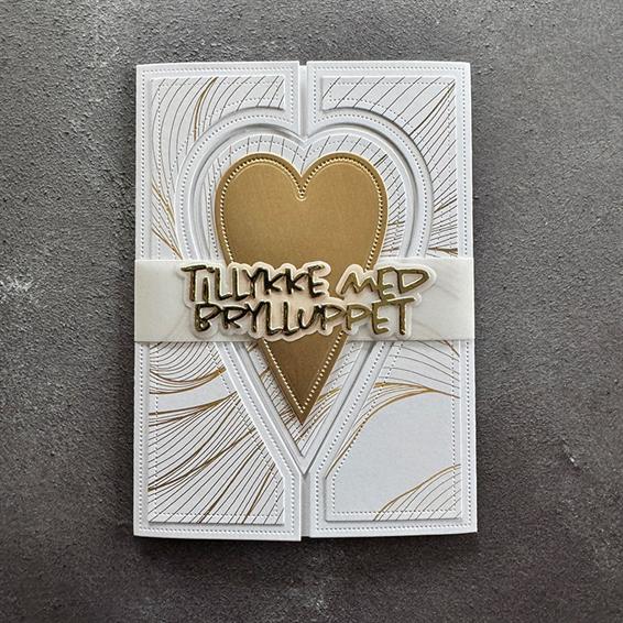 Simple and Basic - Dies - A6 Heartshaped Gatefold