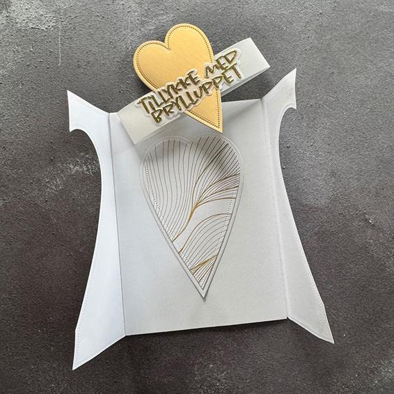 Simple and Basic - Dies - A6 Heartshaped Gatefold