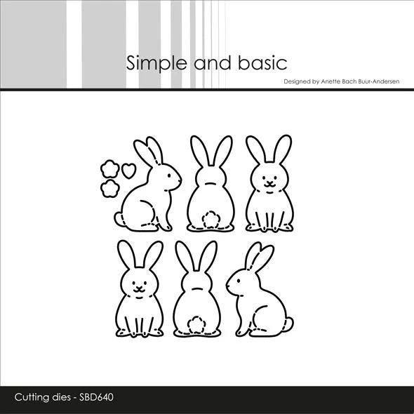 Simple and Basic - Dies - Easter Bunnies