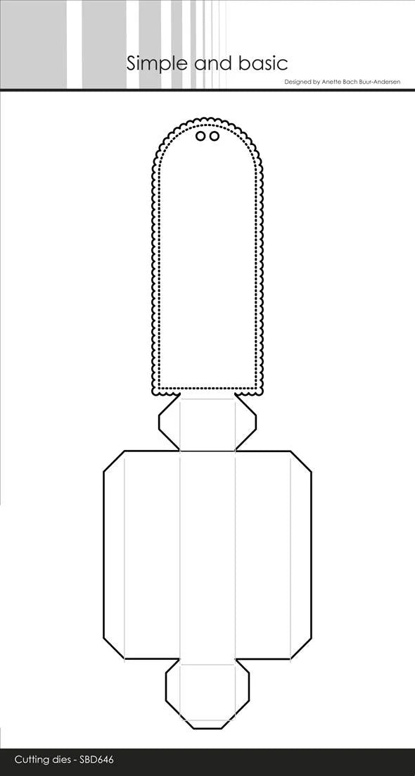 Simple and Basic - Dies - Lip balm Tag