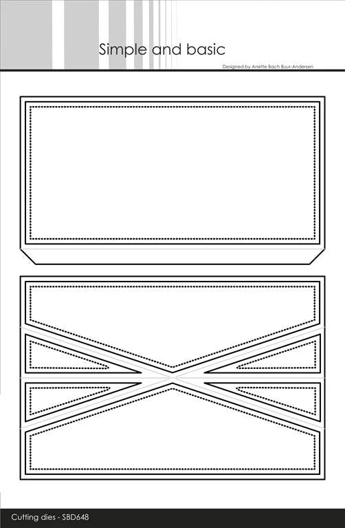Simple and Basic - Dies - Mini slim folding card