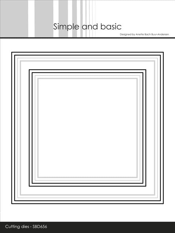 Simple and Basic - Dies - Square frames with Elegant Edge