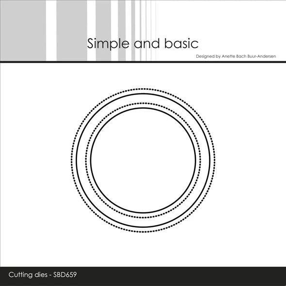 Simple and Basic - Dies - Round window with pierced edge