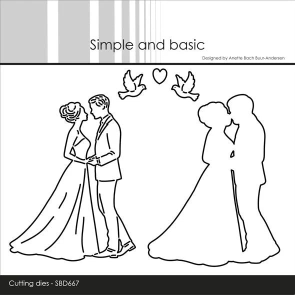 Simple and Basic - Dies - Wedding Couple
