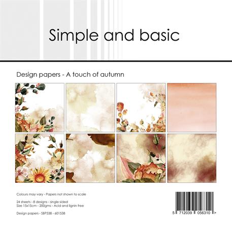 Simple and Basic - A touch of Autumn - Paper Pack    6 x 6"