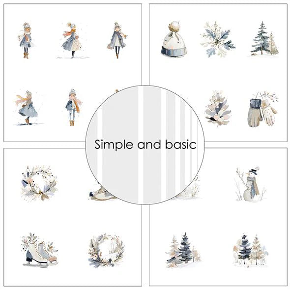 Simple and Basic - Baby its cold outside - Paper Pack    6 x 6"