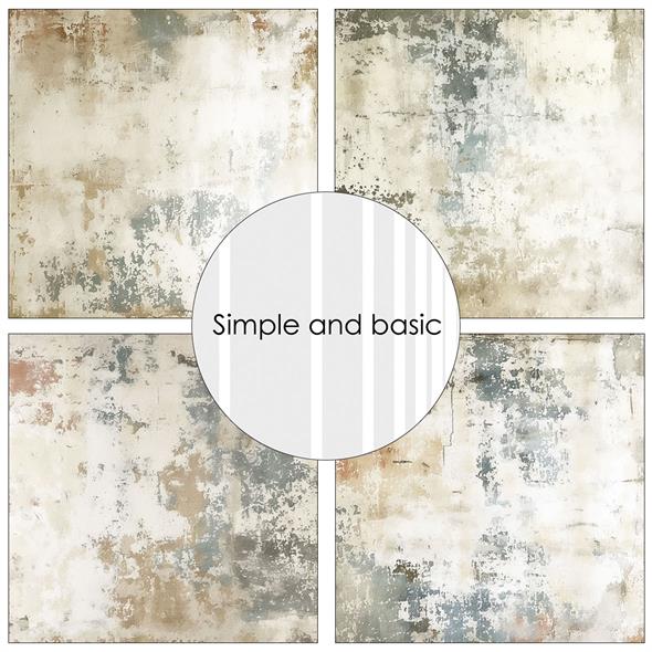 Simple and Basic - Peeled and Speckled - Paper Pack    12 x 12"