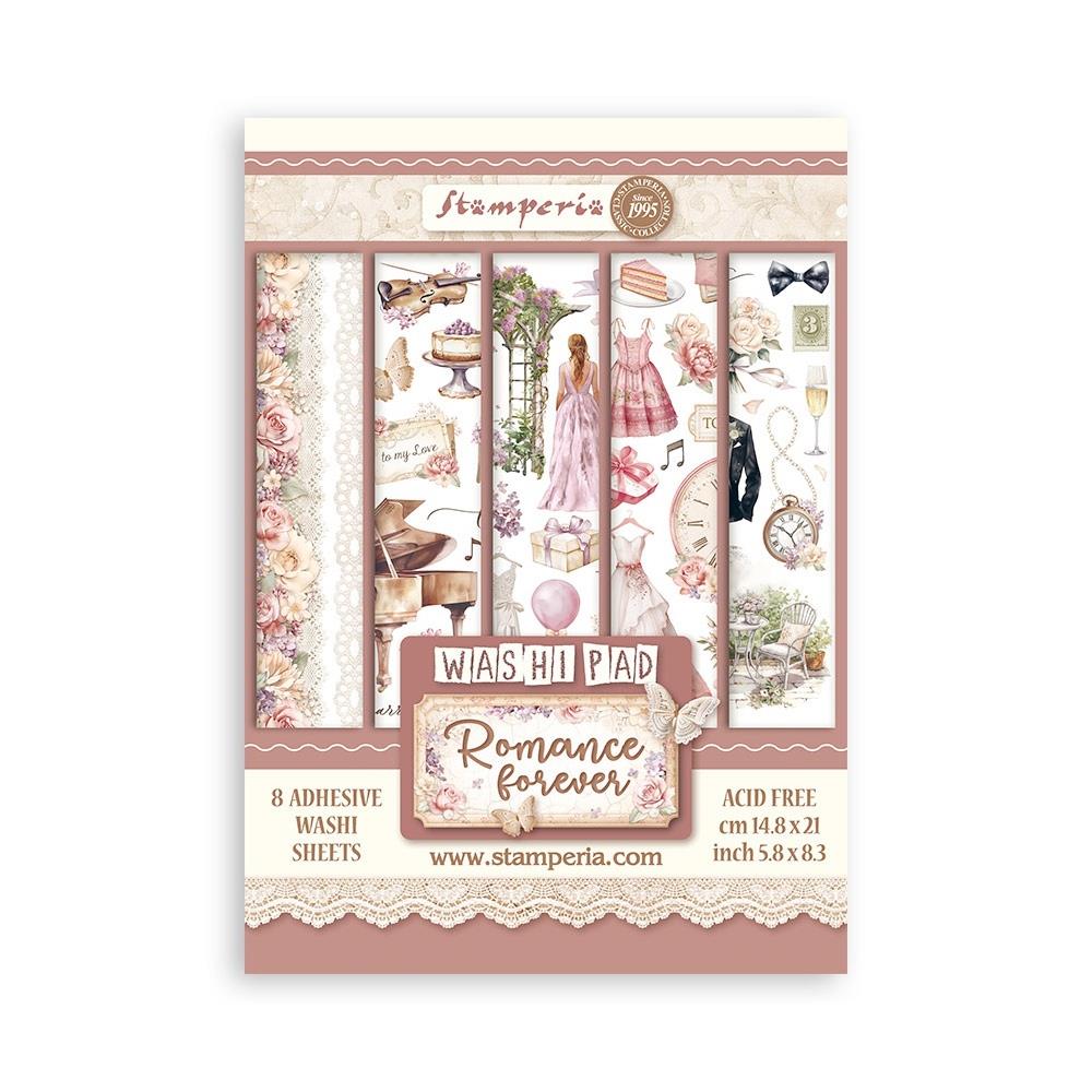Stamperia - Romance Forever - Washi Pad A5