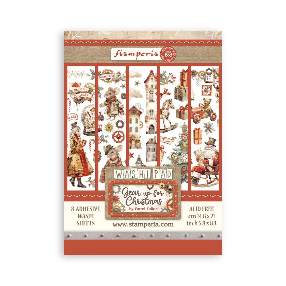 Stamperia - Gear up for christmas - Washi Pad A5