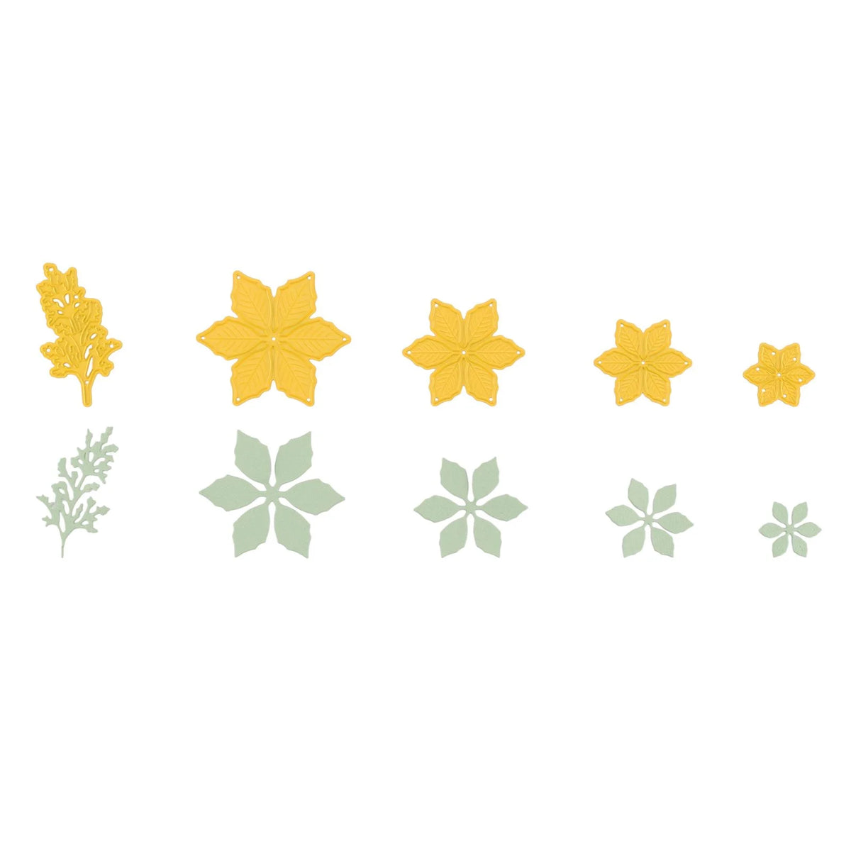 Nellie Snellen - Shape Dies - Christmas Star Poinsettia