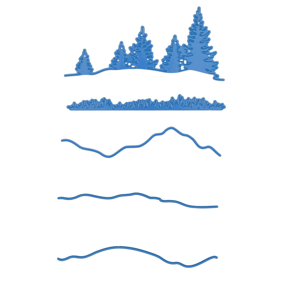 Nellie Snellen - Blue Dies - Pine Trees and Mountains