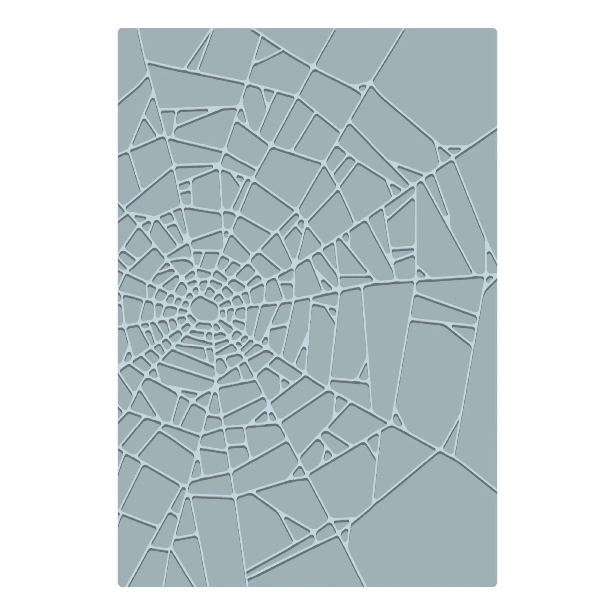 Sizzix - Tim Holtz - 2D Texture Fades w/ A5 Embossing Folder Vault Cobweb