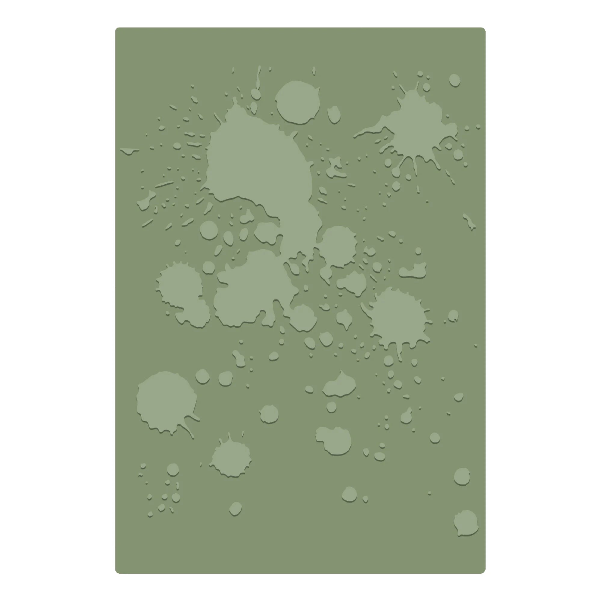Sizzix - Tim Holtz - 2D Texture Fades w/ A5 Embossing Folder Vault Ink Splats