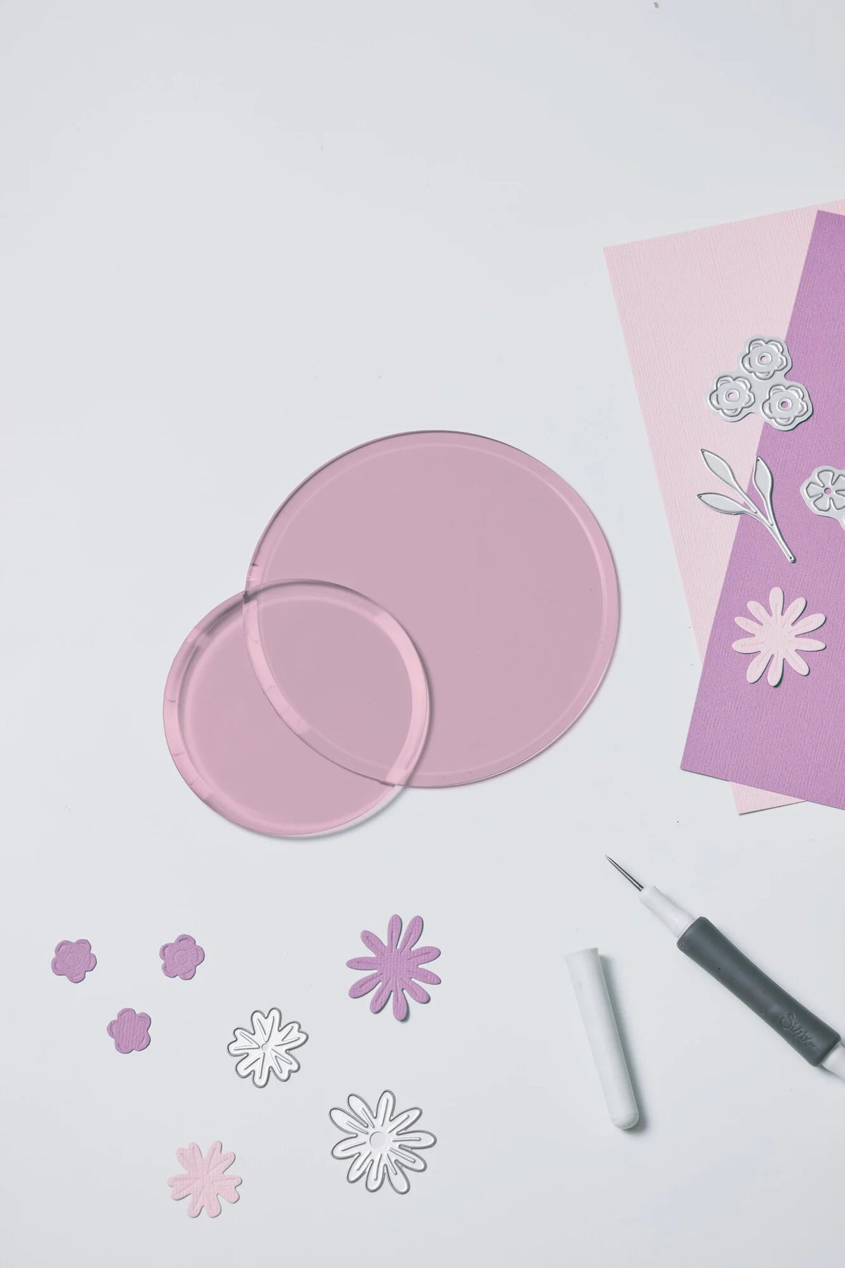 Sizzix - Circular cutting pads - Lilac