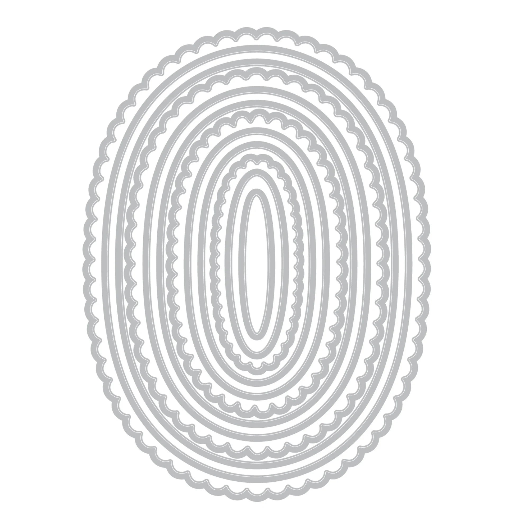 Sizzix - Framelits dies set - Fancy Ovals