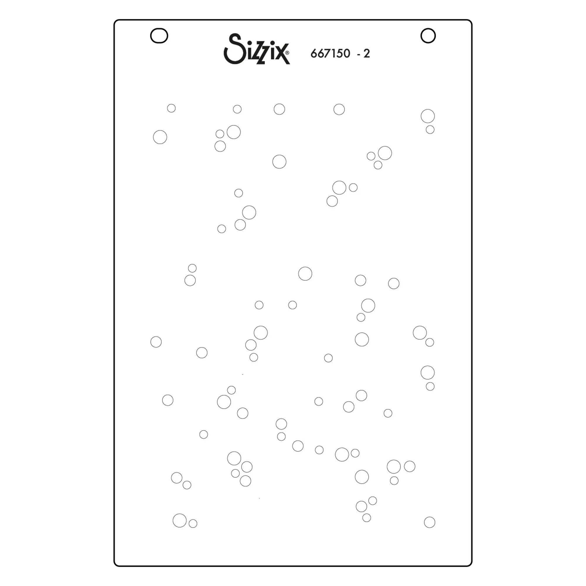 Sizzix - Layered stencil set - Berry Sweet