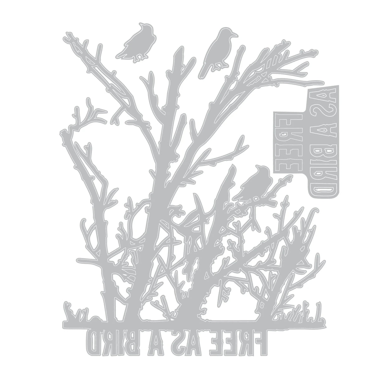 Sizzix - Seth Apter - Thinlits Die Set - Free Bird (4pcs)