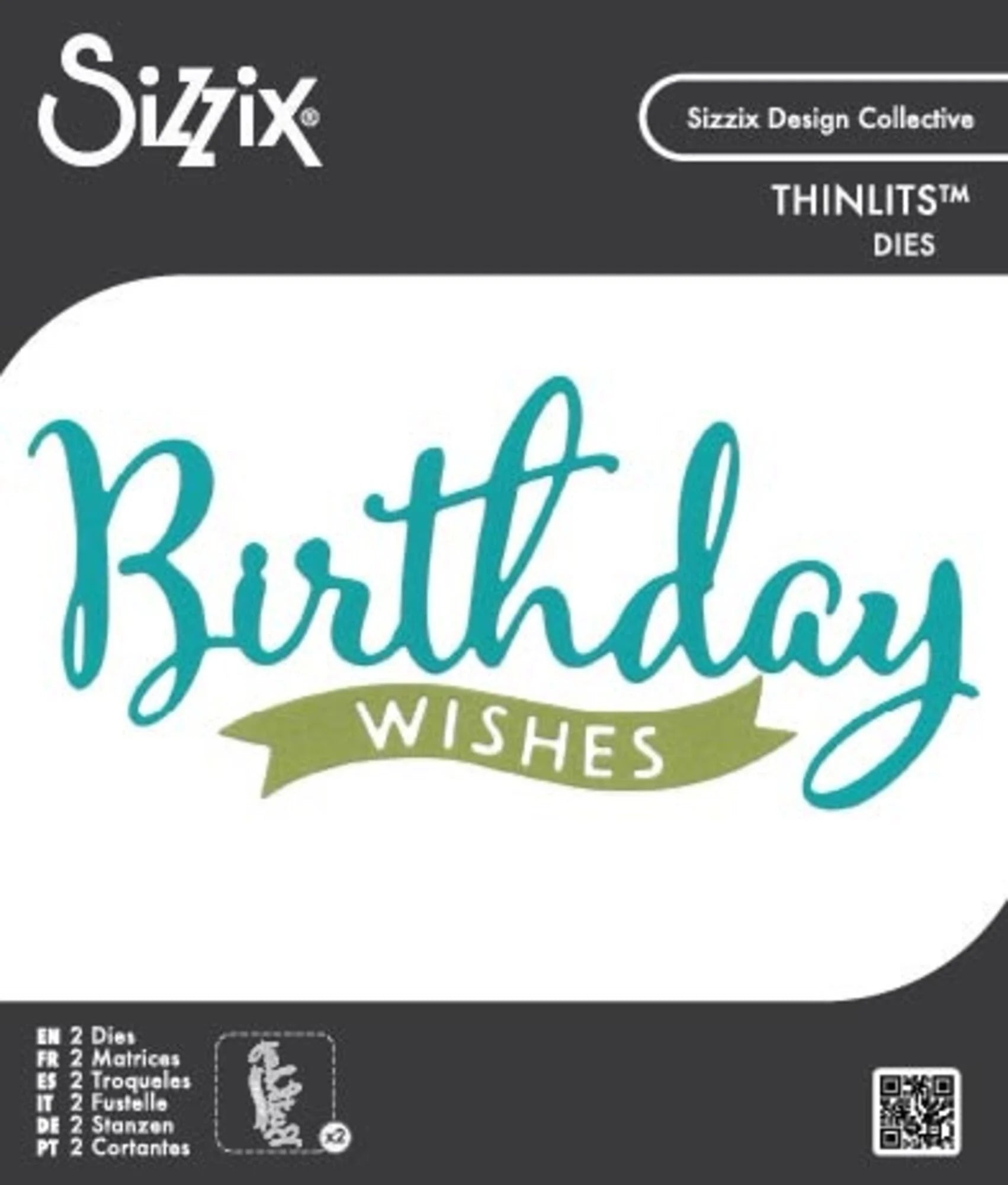 Sizzix - Framelits dies set - Grand Happy Birthday