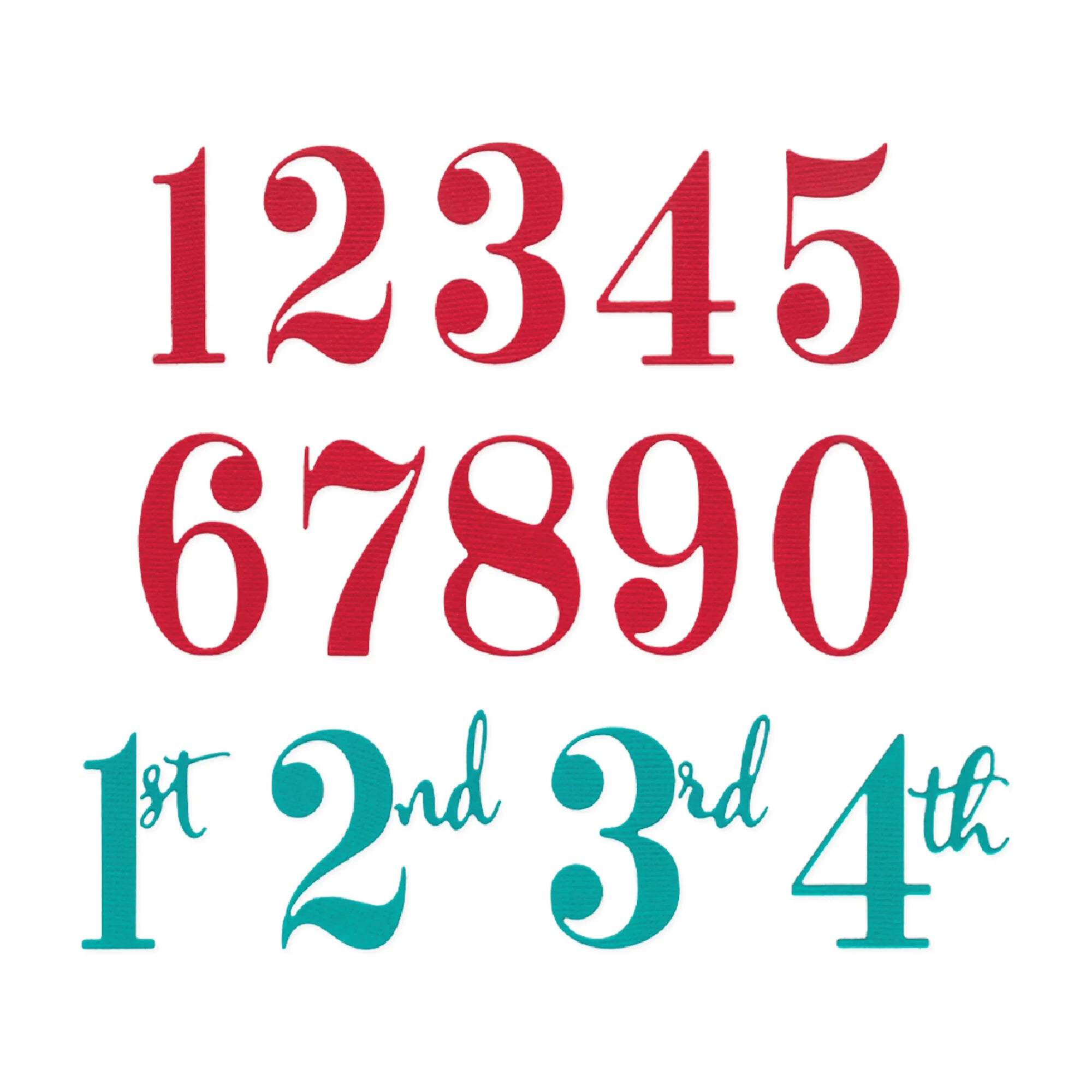 Sizzix - Framelits dies set - Grand Numbers