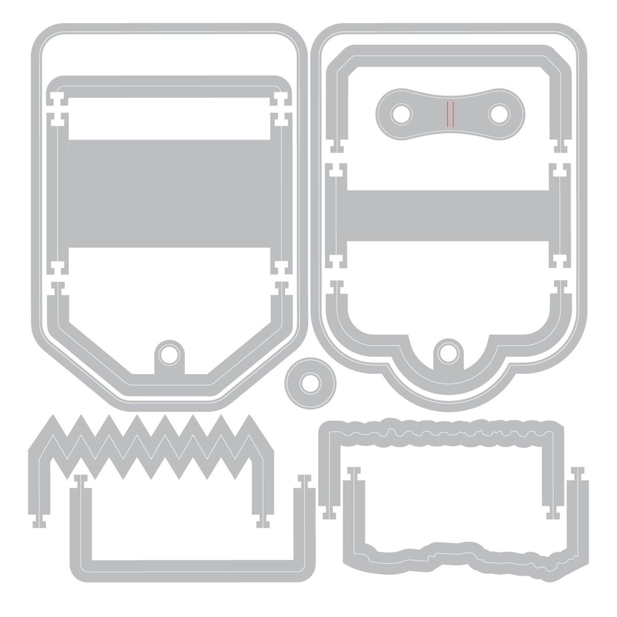 Sizzix/ 49 and Market - Snap & Swap - Thinlits Dies - Mini Tags