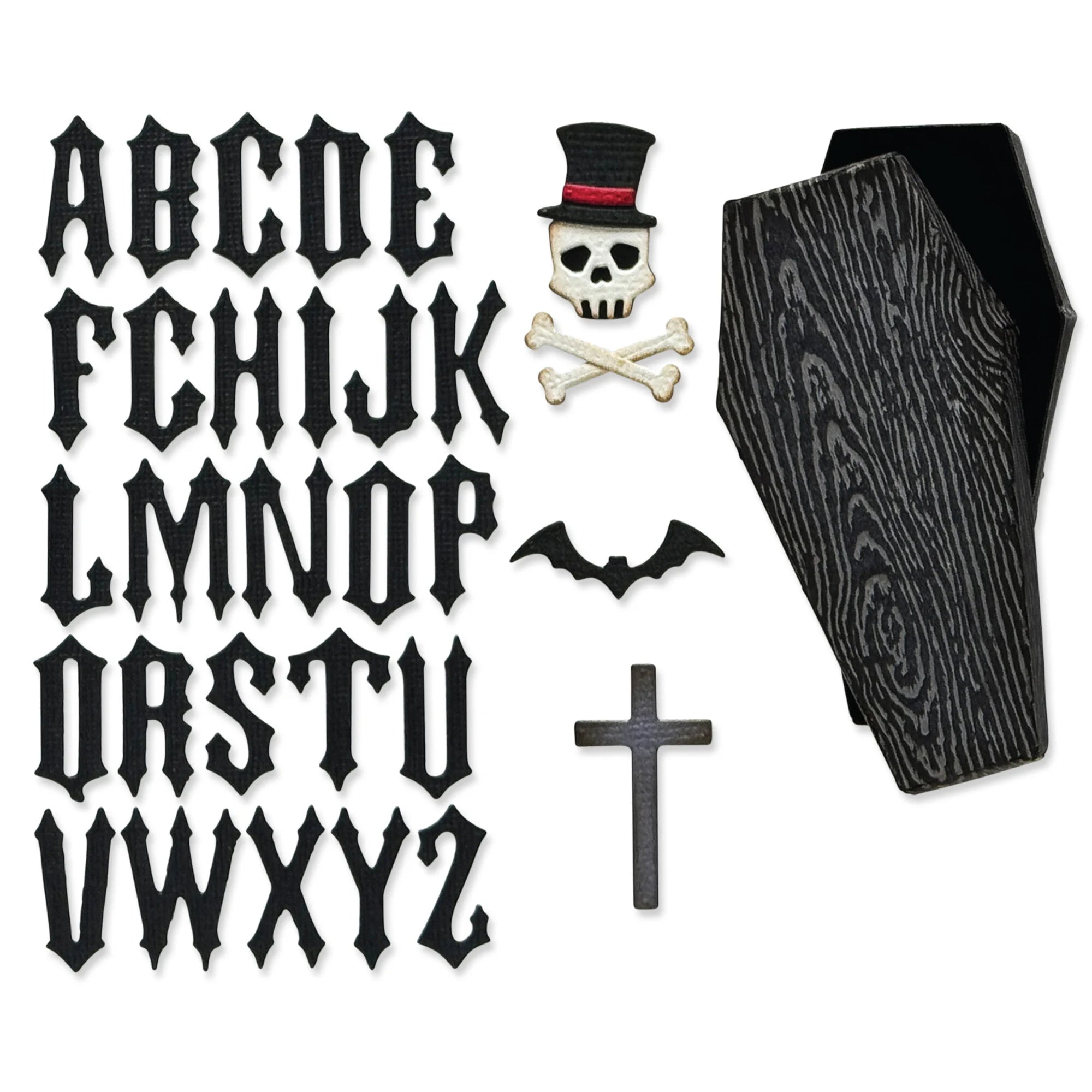 Sizzix - Tim Holtz - Thinlits Dies - Vault Coffin Box