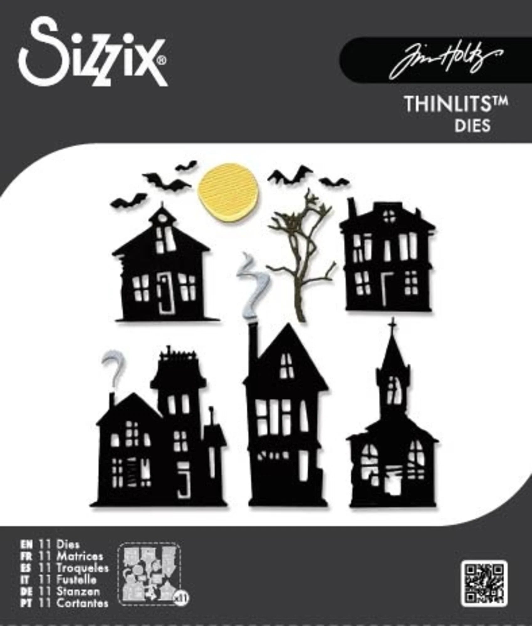 Sizzix - Tim Holtz - Thinlits Dies - Vault Ghost Town
