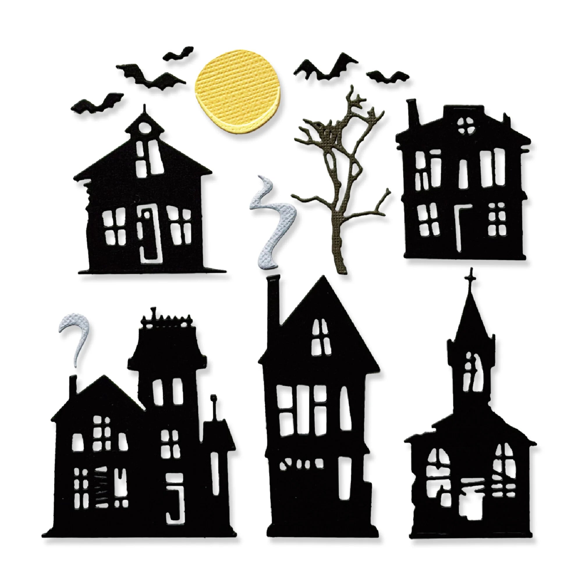 Sizzix - Tim Holtz - Thinlits Dies - Vault Ghost Town