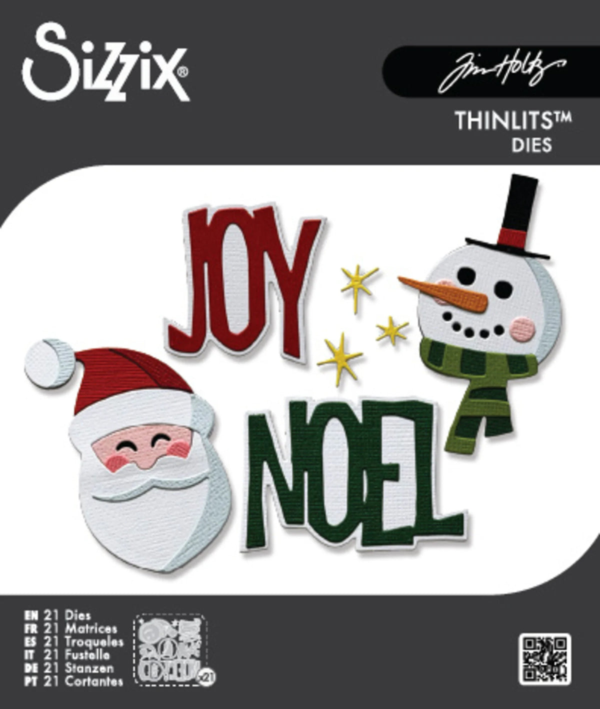 Sizzix - Tim Holtz  - Thinlits - Vault Holiday Tidings