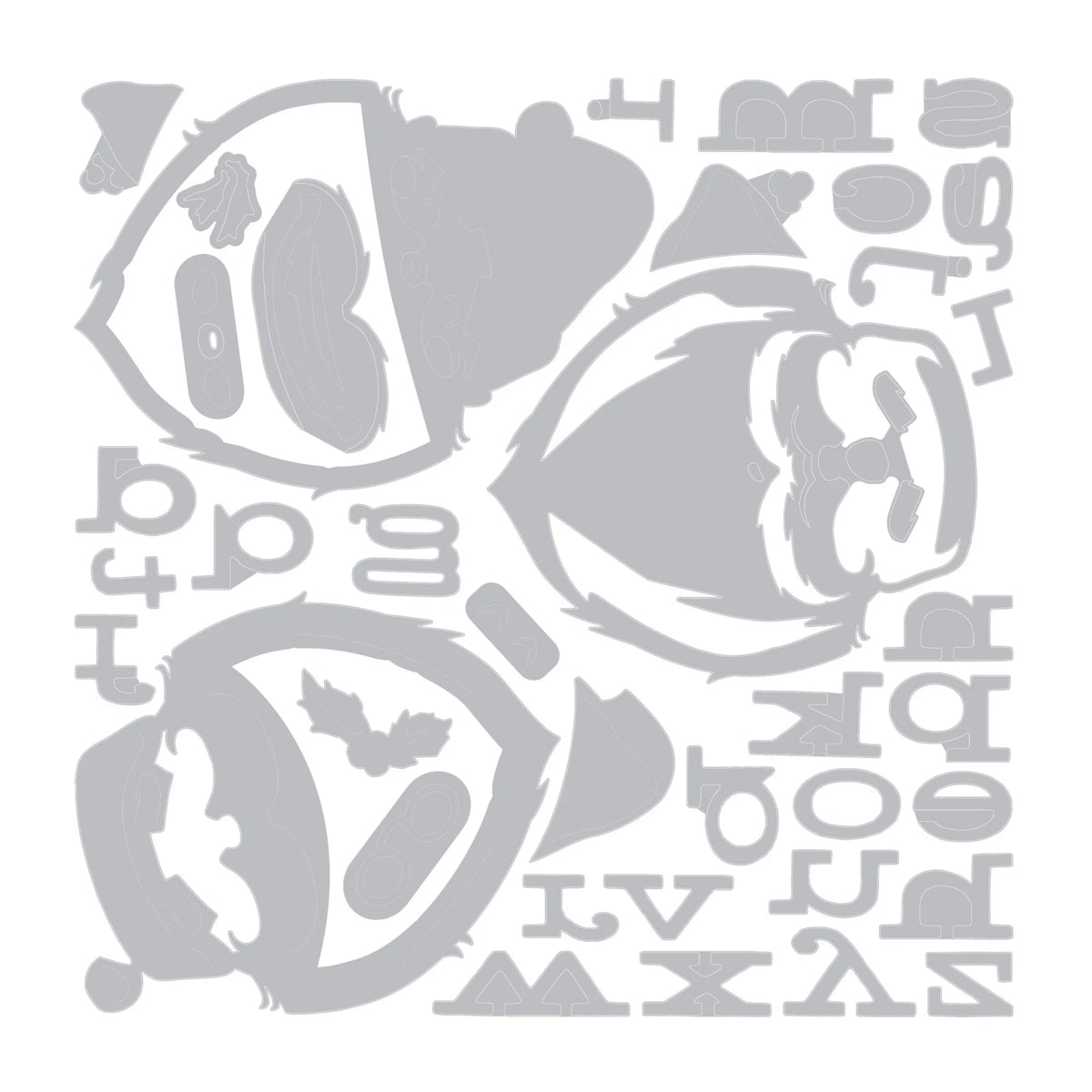 Sizzix - Tim Holtz  - Thinlits - Vault Letter to Santa