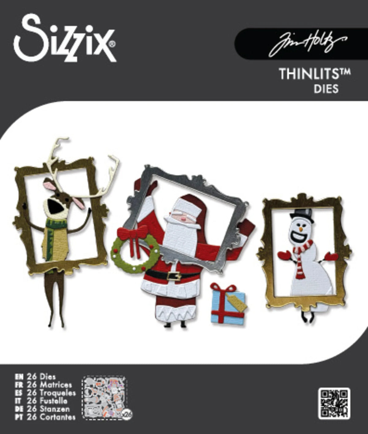 Sizzix - Tim Holtz  - Thinlits - Vault Papercut Christmas
