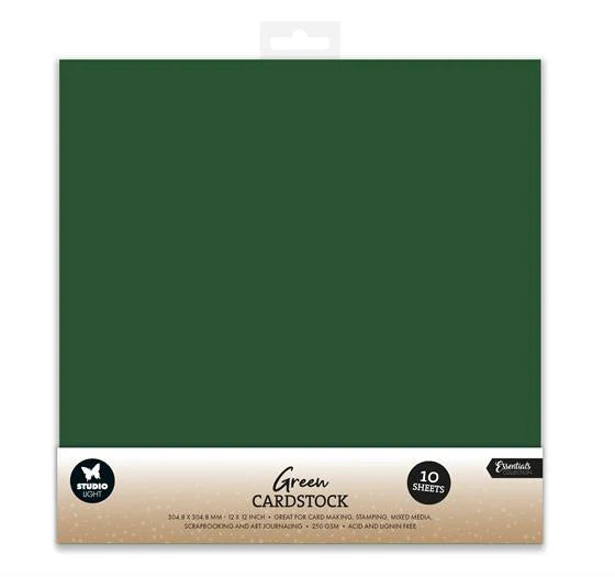 Studiolight - Kartong - Christmas Green - 12 x 12"