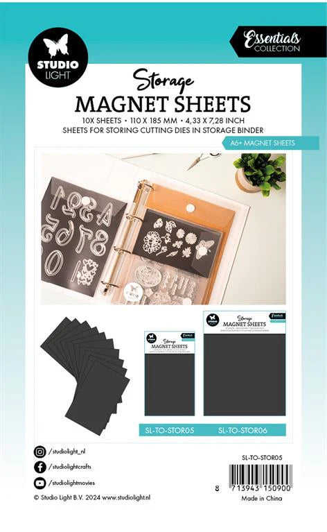 Studio Light - Storage Magnet Sheets A6