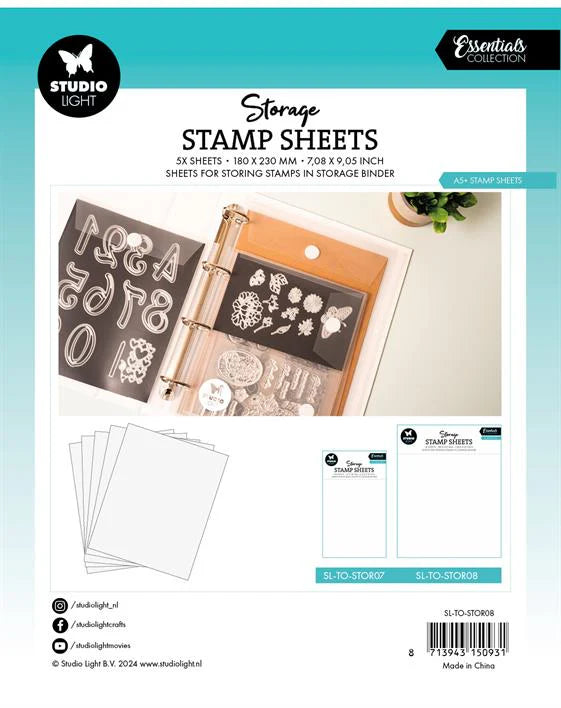 Studio Light - Storage Stamp Sheets A5