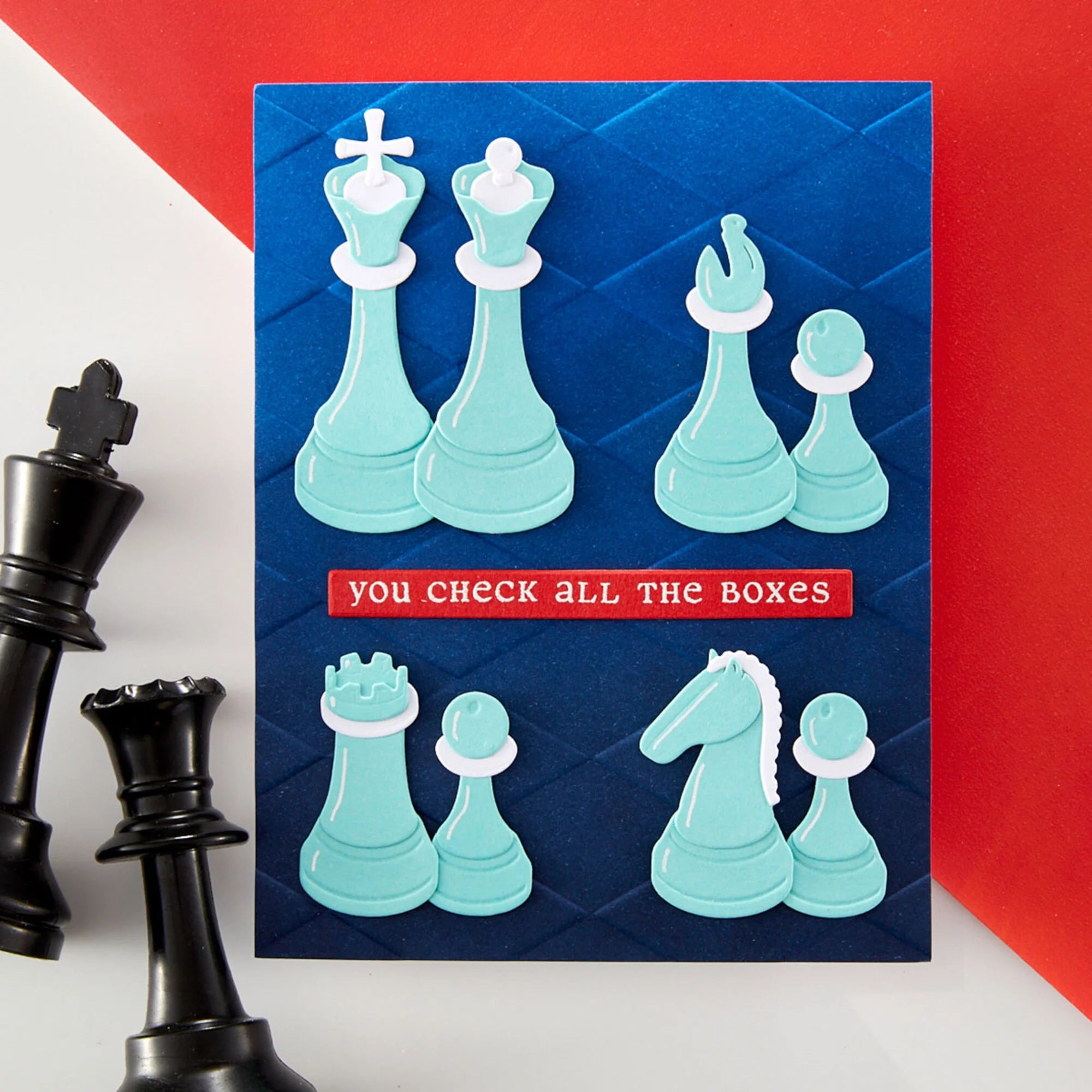 Spellbinders- Harlequin - 3D Embossing Folder