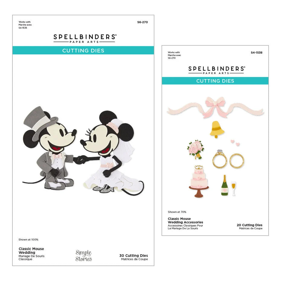 Spellbinders - Classic Mouse - Wedding - Bundle